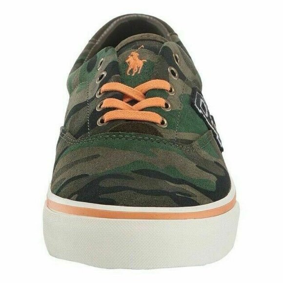 Polo Ralph Lauren Thorton III Mens Suede Camo Low Top Sneakers - Picture 3 of 7